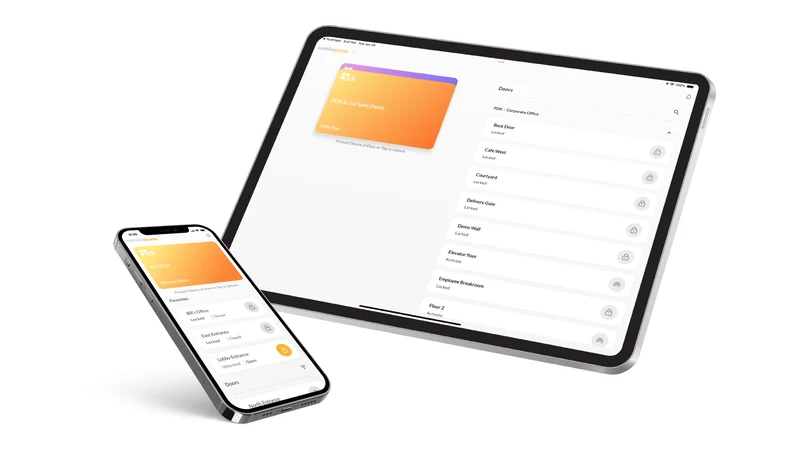 PDK Access app on a phone and tablet