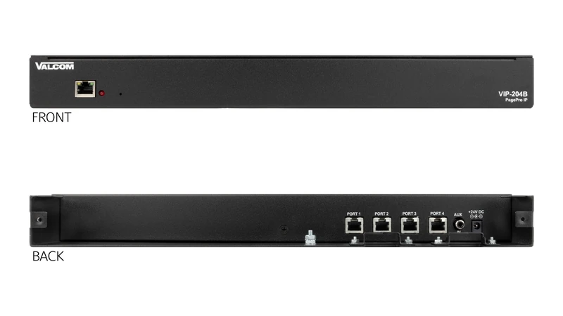 VIP IP Gateways and PagePro IP Paging Servers (VIP-204B)