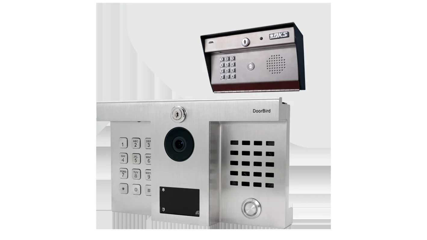 DoorBird D1812 upgrade station for a DoorKing 1812 panel