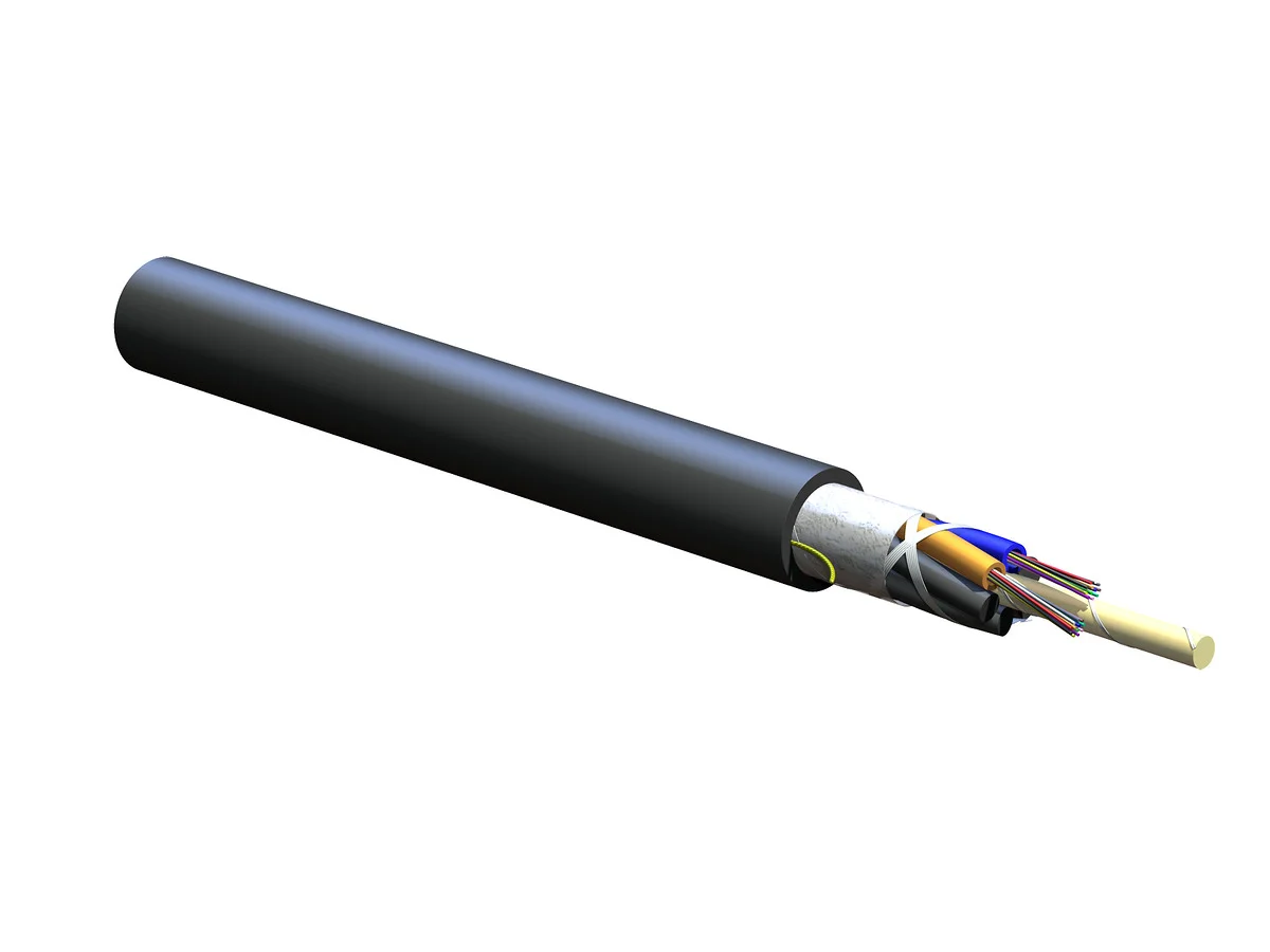 Armored outdoor fiber cable